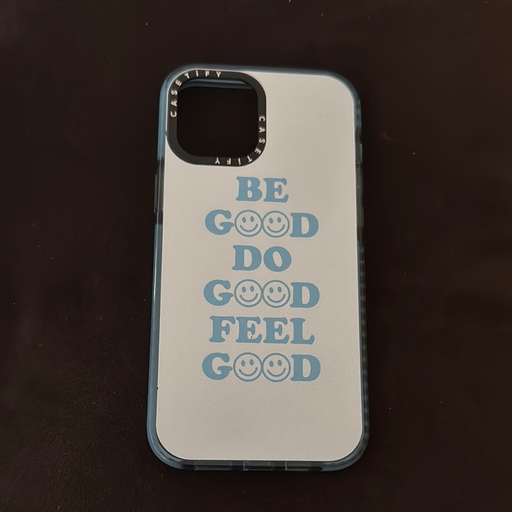 Casetify Blue and White Inspirational iPhone Case